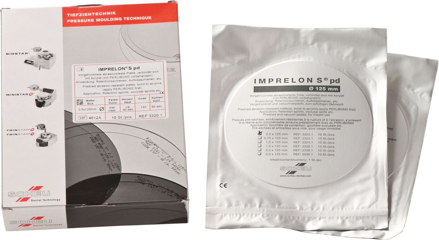 IMPRELON® S pd Packung 10 Stück Ø 125 mm, Stärke 0,5 mm