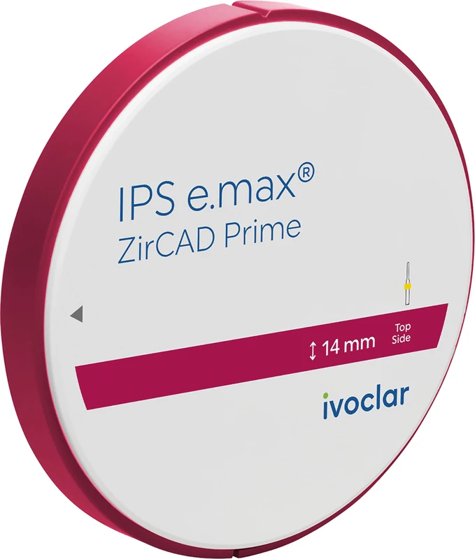 IPS e.max® ZirCAD Prime Stück Ø 98,5 mm H 16 mm, BL2