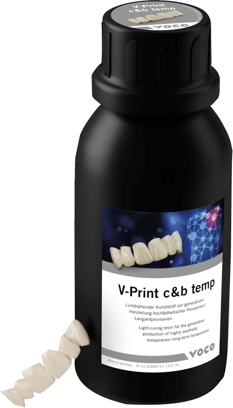 V-Print c&b temp Flasche 500 g Kunststoff A1