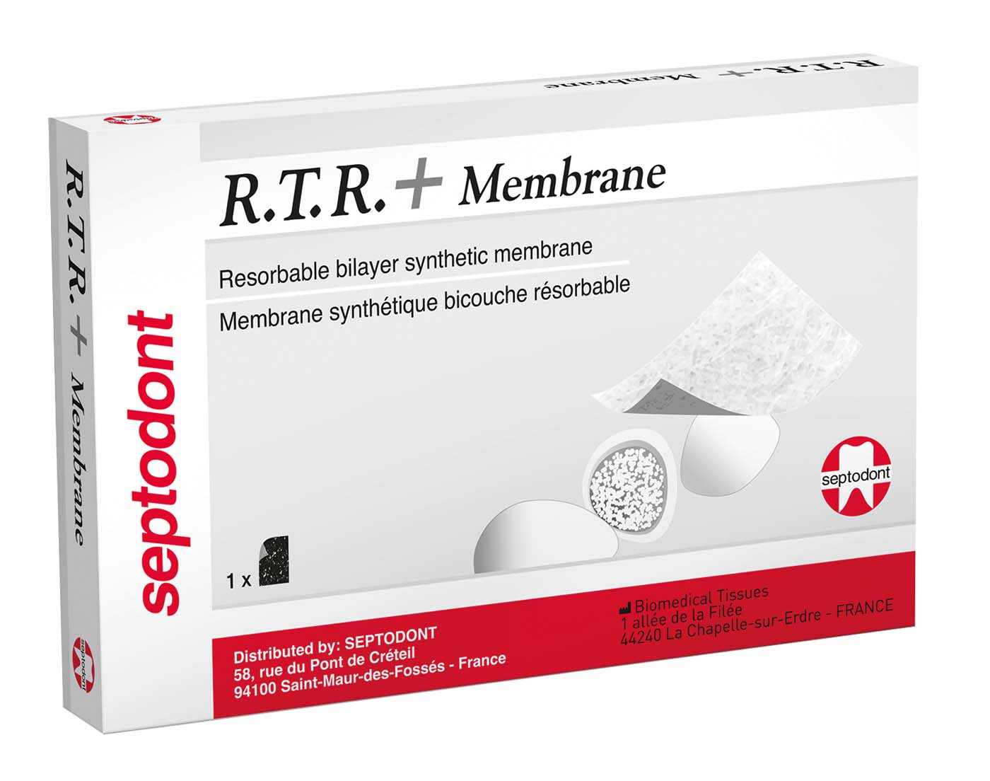 R.T.R.+ Membrane – Stück 30 x 40 mm