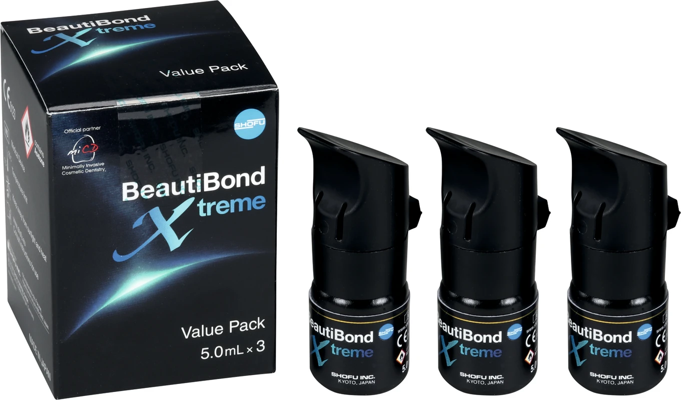 BeautiBond Xtreme Value Packung 3 x 5 ml Adhäsiv