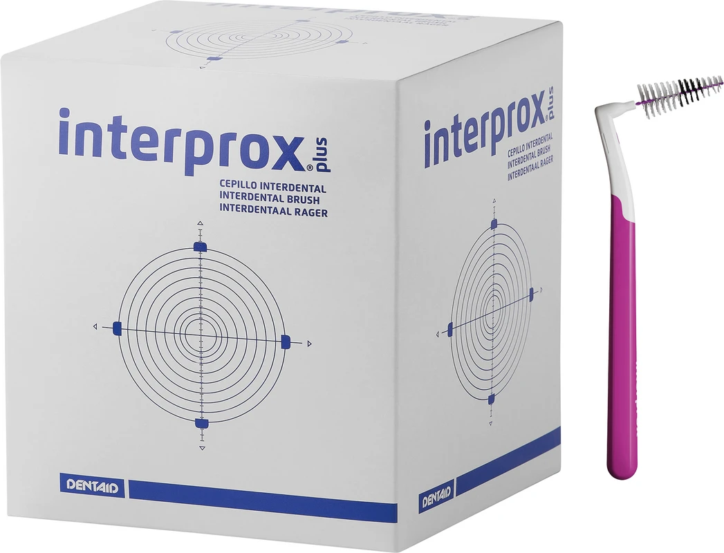 interprox® plus Box 80 Stück lila, Ø 2,3 mm, maxi conical