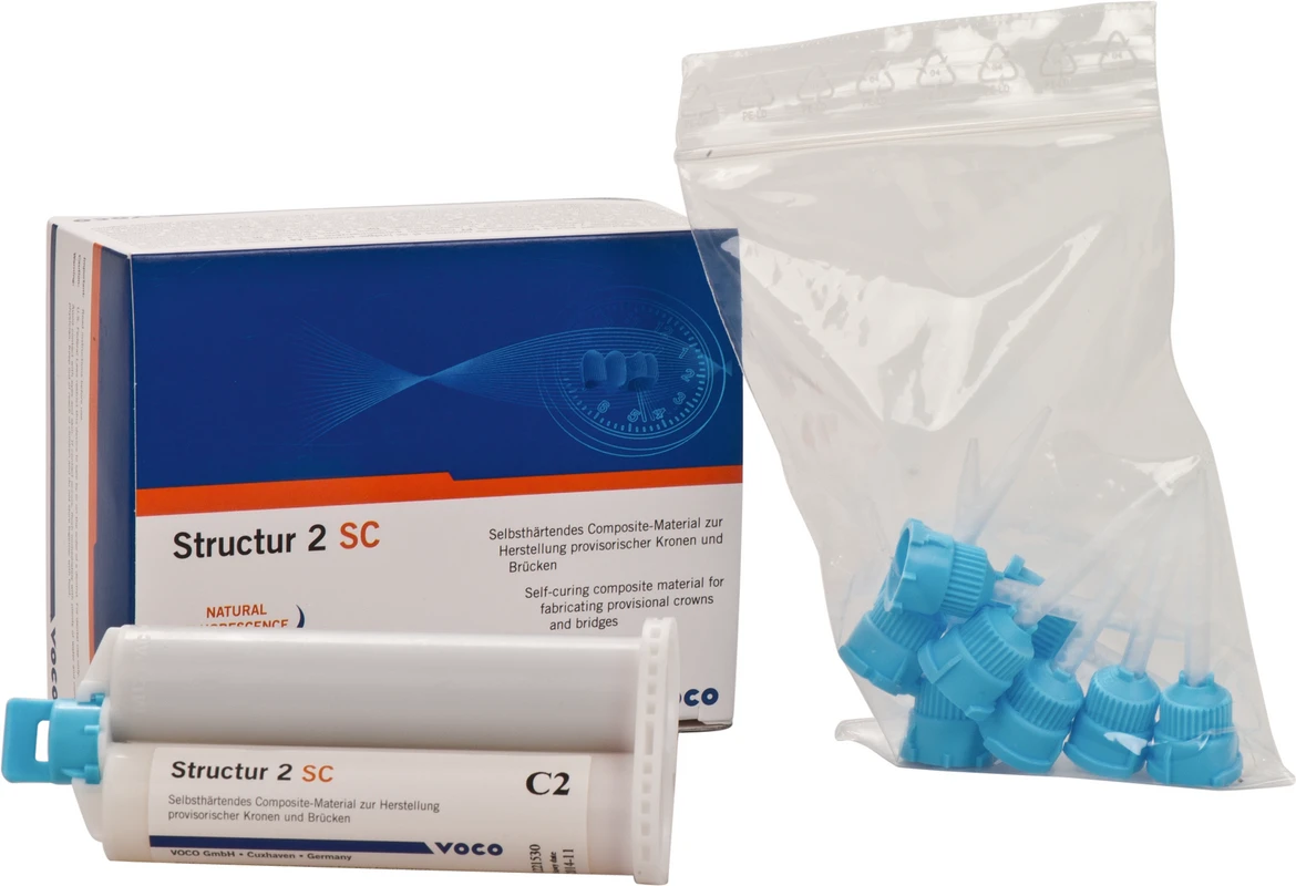 Structur 2 SC Packung 75 g Doppelkartusche C2, Mischkanülen Typ 6