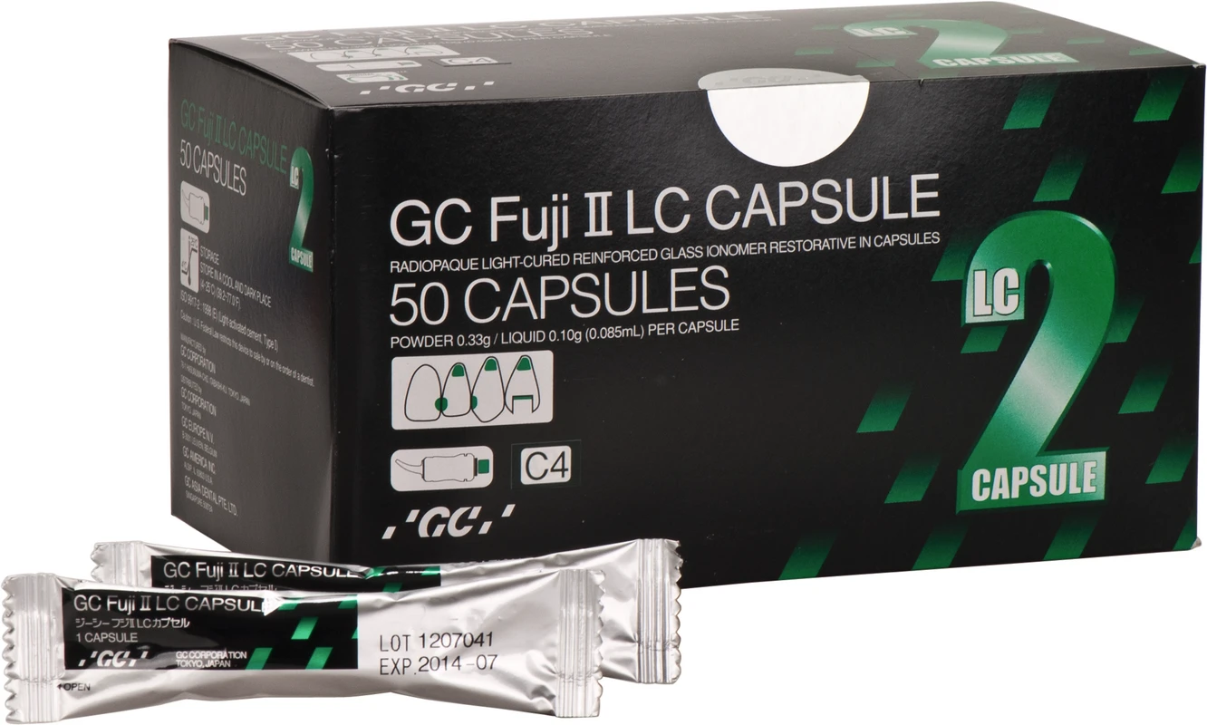 GC Fuji® II LC Capsule Improved Packung 50 Kapseln C4