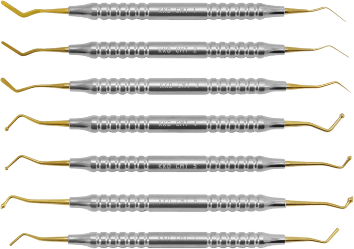 KKD® mf EASY CLEAN CMT Composite-Modellierinstrumente Satz 7 Instrumente (1-7