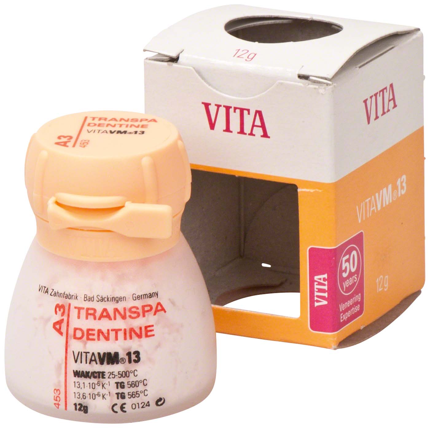 VITA VM® 13 classical A1-D4® – Packung 12 g transpa dentine A3