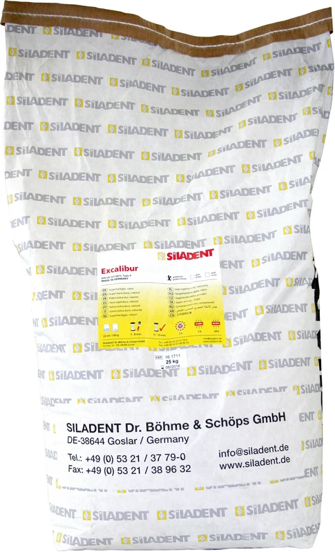 Excalibur Sack 25 kg Gips goldbraun