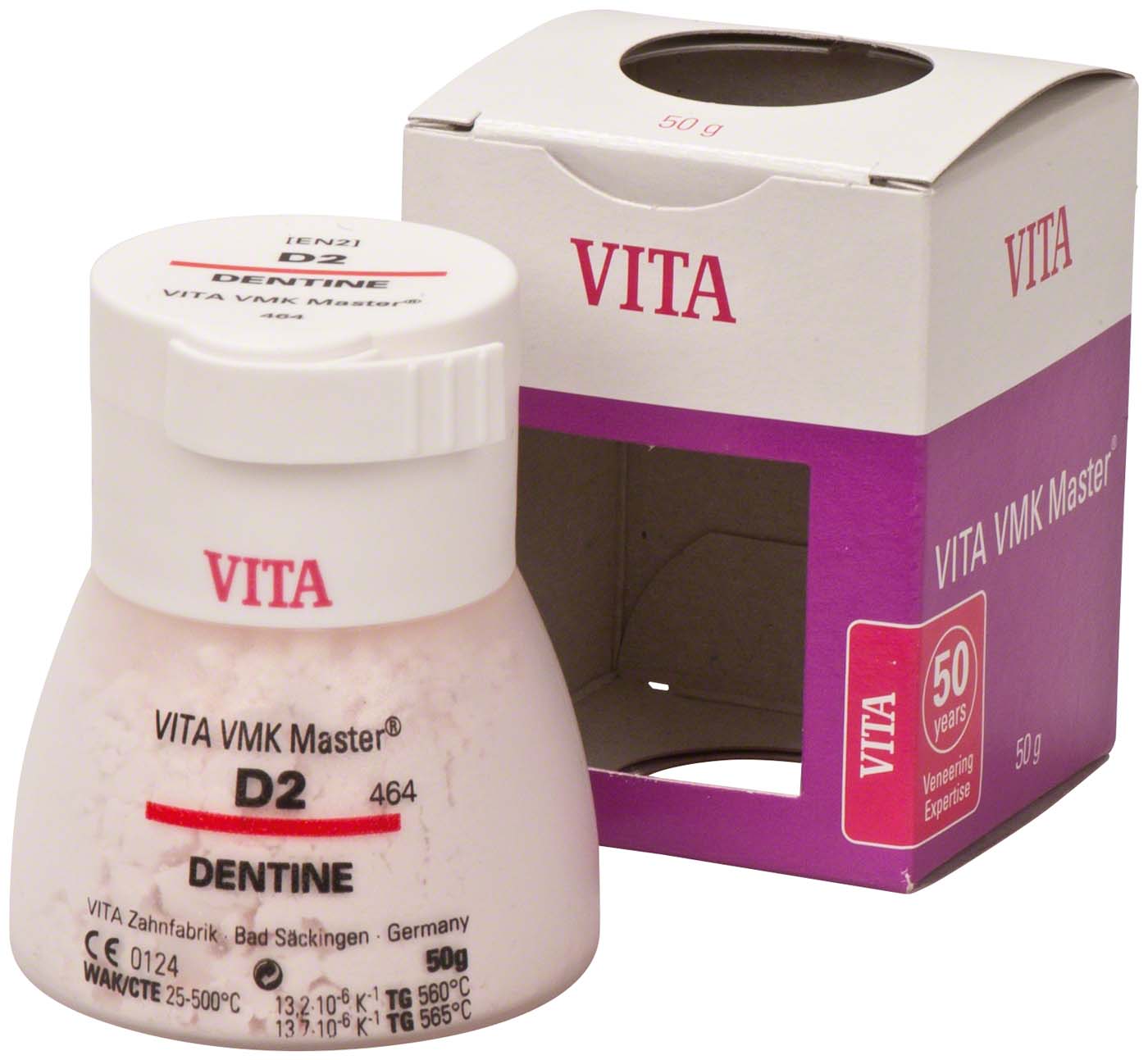 VITA VMK Master classical A1-D4® – Packung 50 g dentine D2