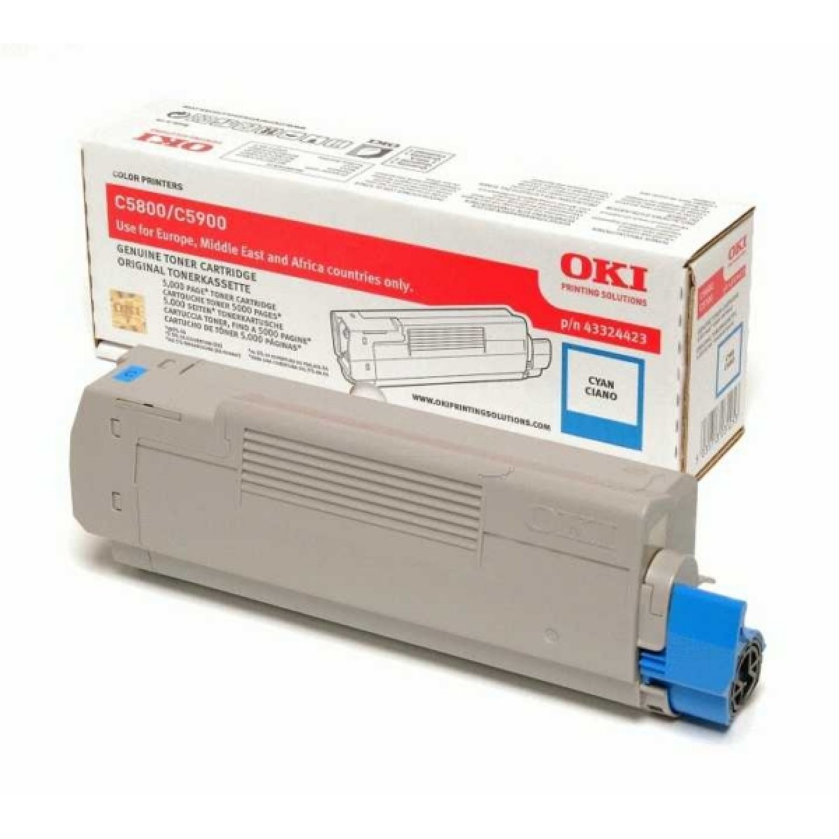 OKI 43324423 Toner cyan original