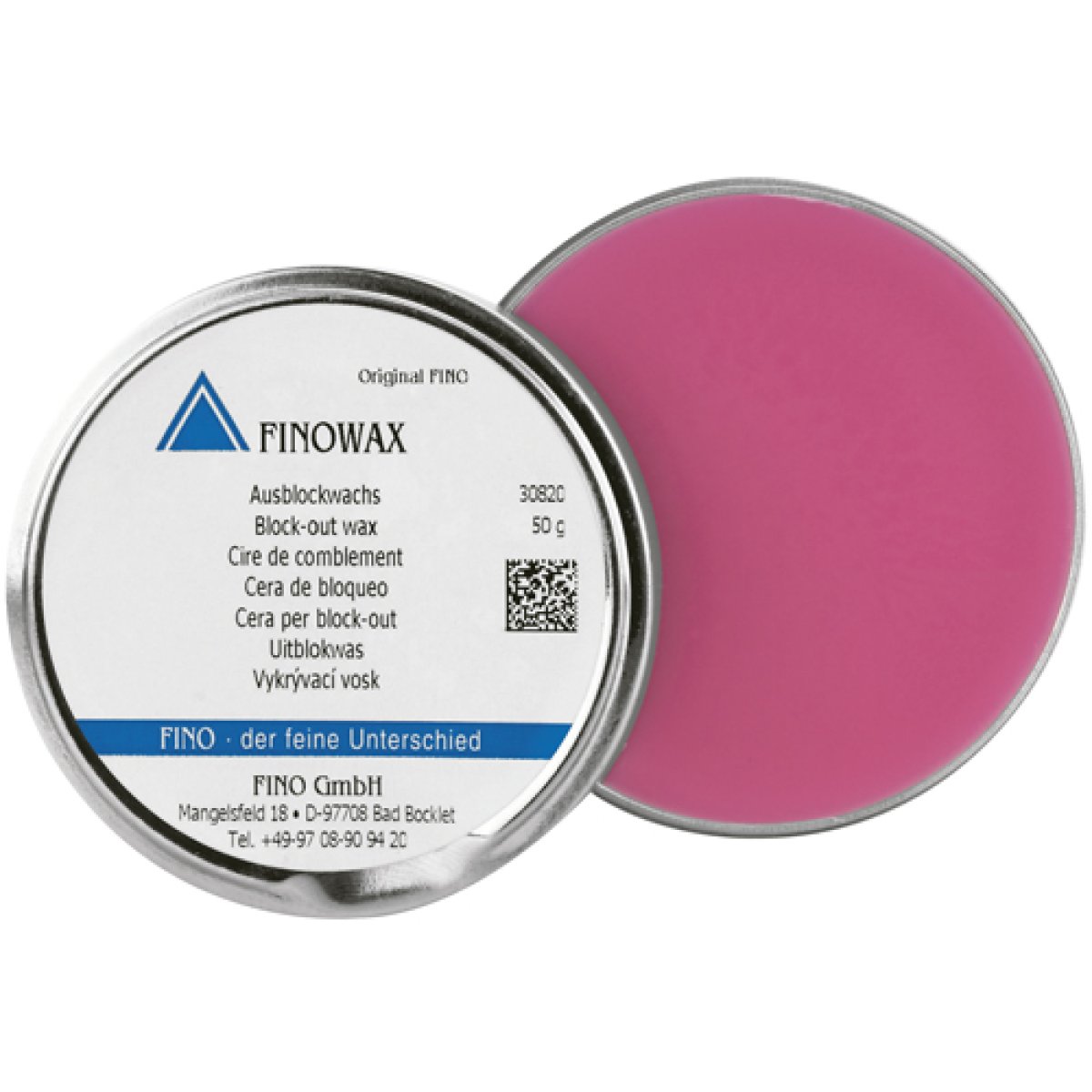 FINOWAX Ausblockwachs, rosa, 50 g