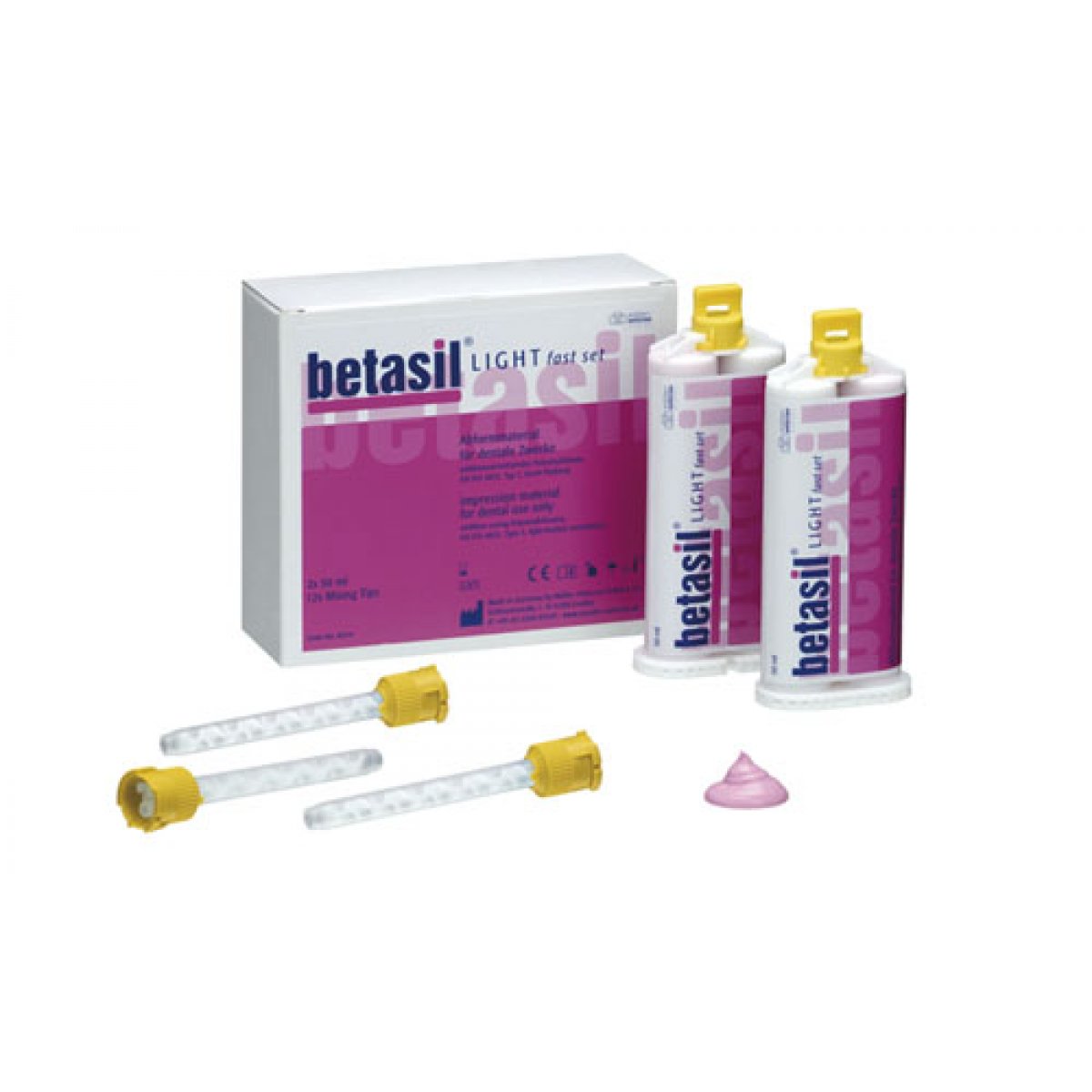 Betasil light fast set, Packung 2 x 50 ml