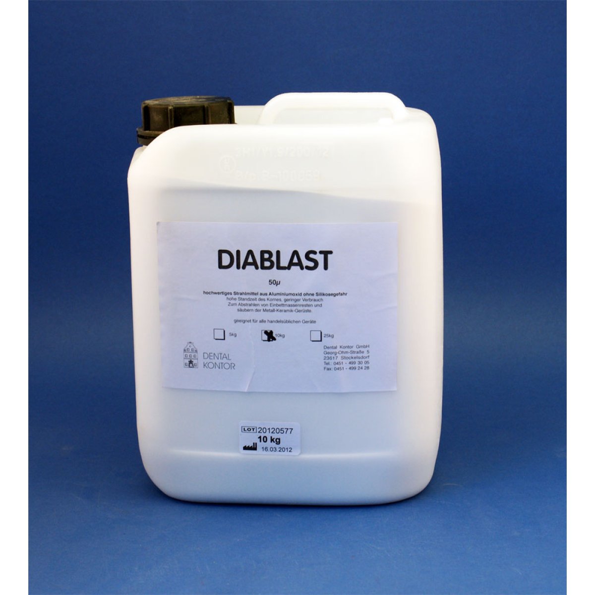 Diablast 50µ Strahlmittel Aluminiumoxyd, 1 St. 10 kg