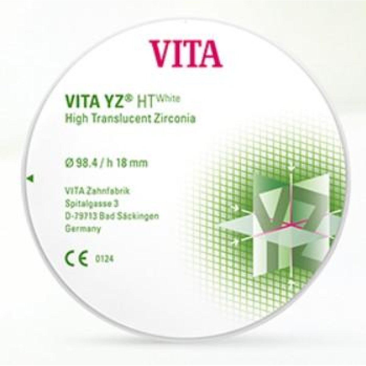 VITA YZ HT DISC Color St. H 14 mm, 3M2