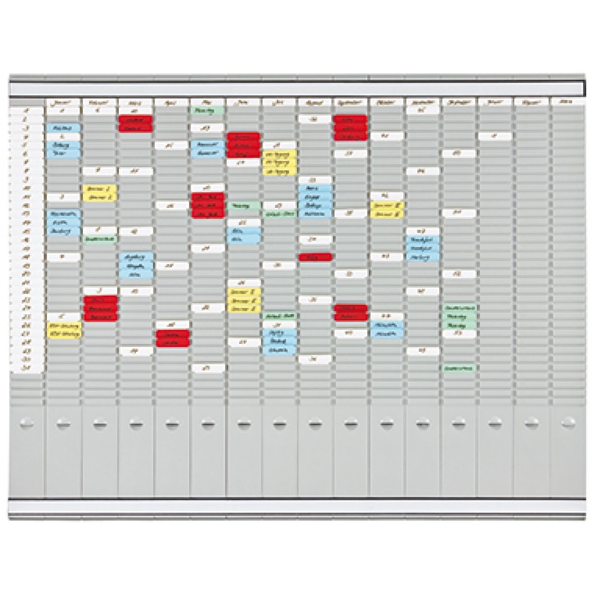 Franken T-Kartentafel PV1015 100,8×78,3cm grau +Zubehö