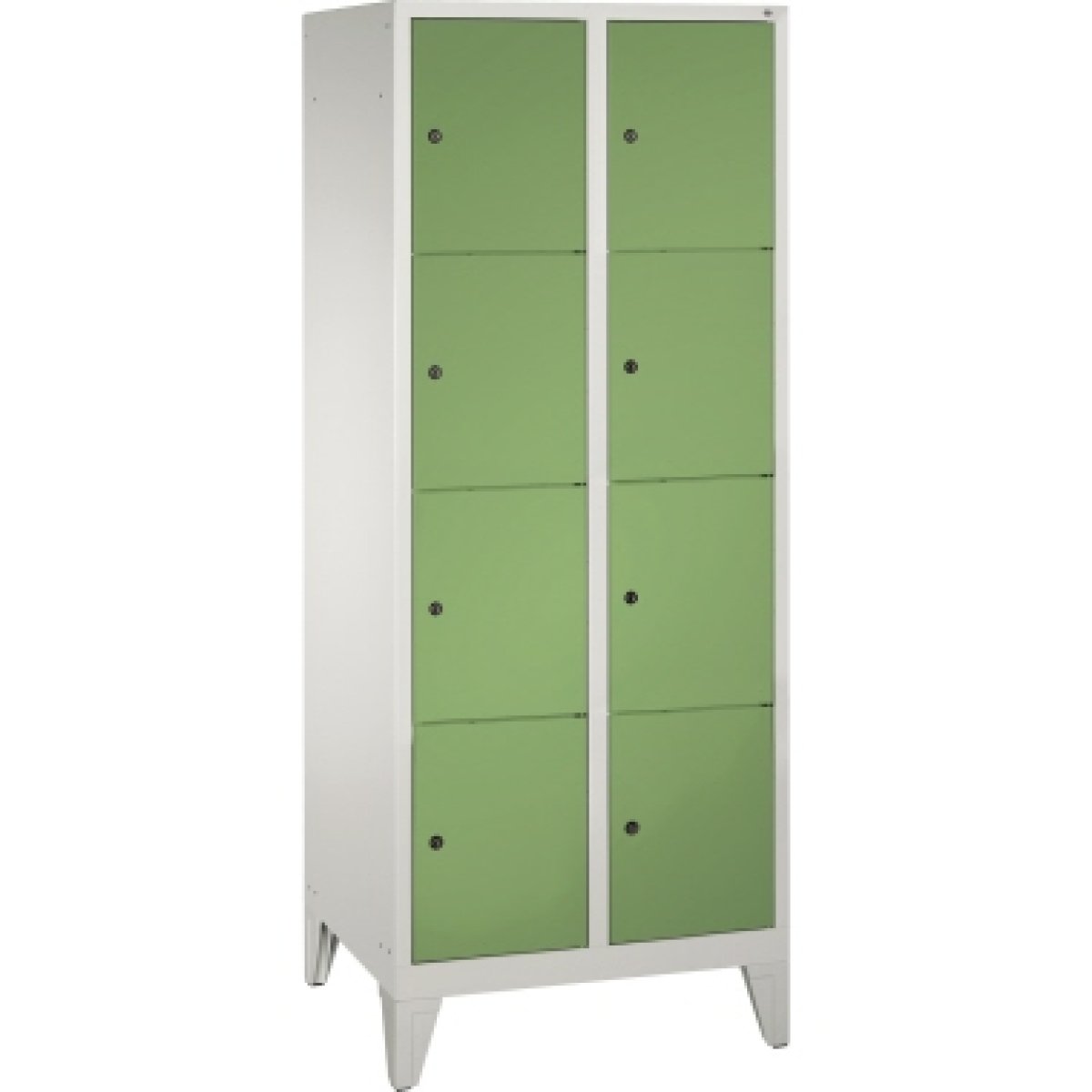 C+P Fächerschrank 8010224S10056 Füße 8Fächer B810mm lgr