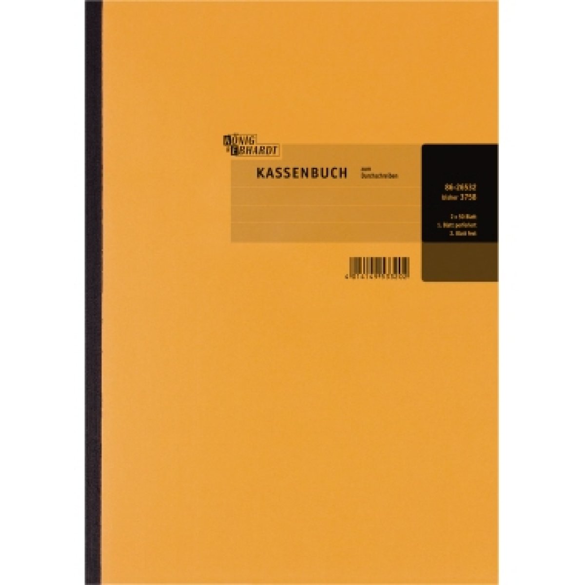 König & Ebhardt Kassenbuch 8626532 DIN A4 Bruttoverbuchung