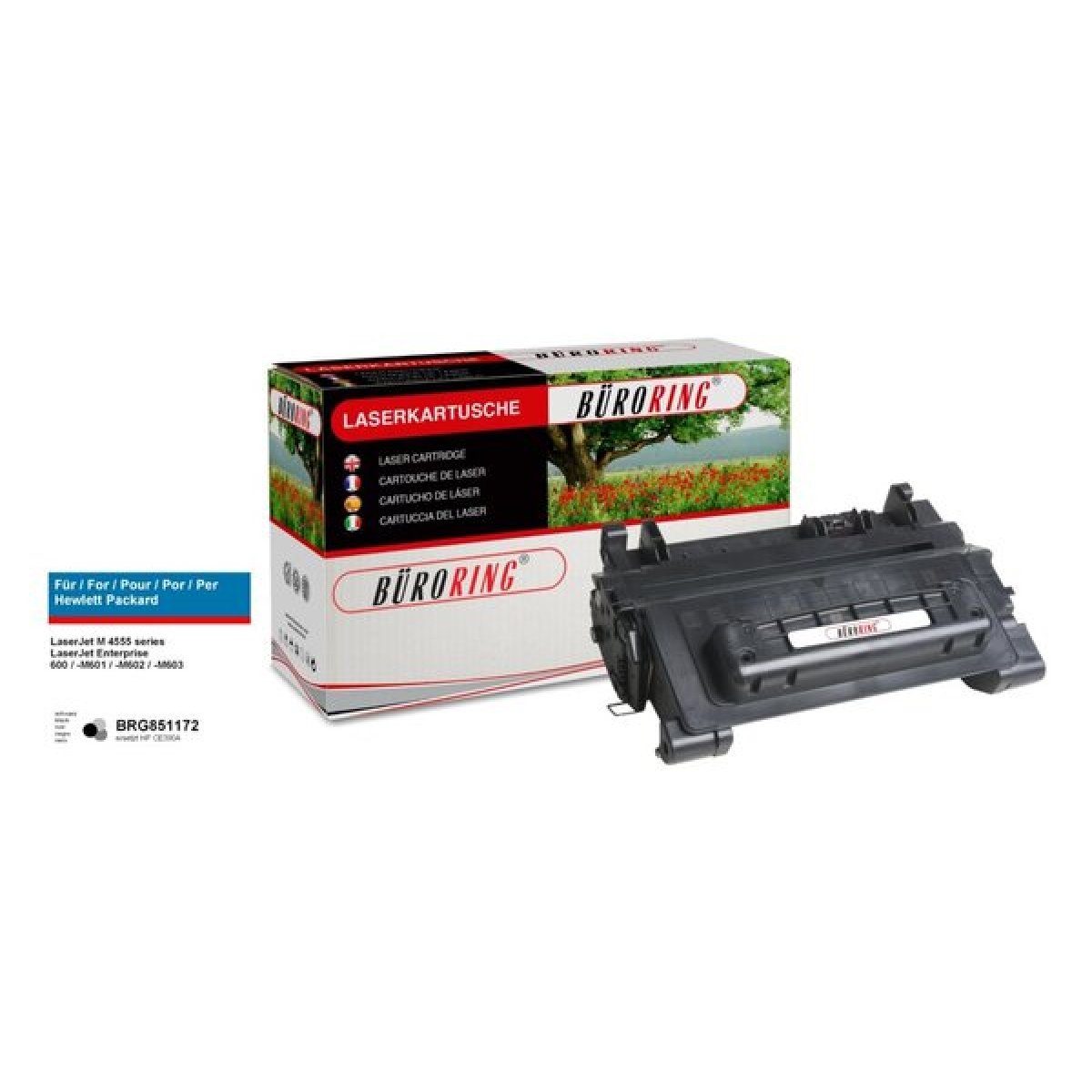 Toner Cartridge schwarz für HP LaserJet Enterprise 600 M601n, 600 M603dn, 600 M603n ersetzt HP CE390A