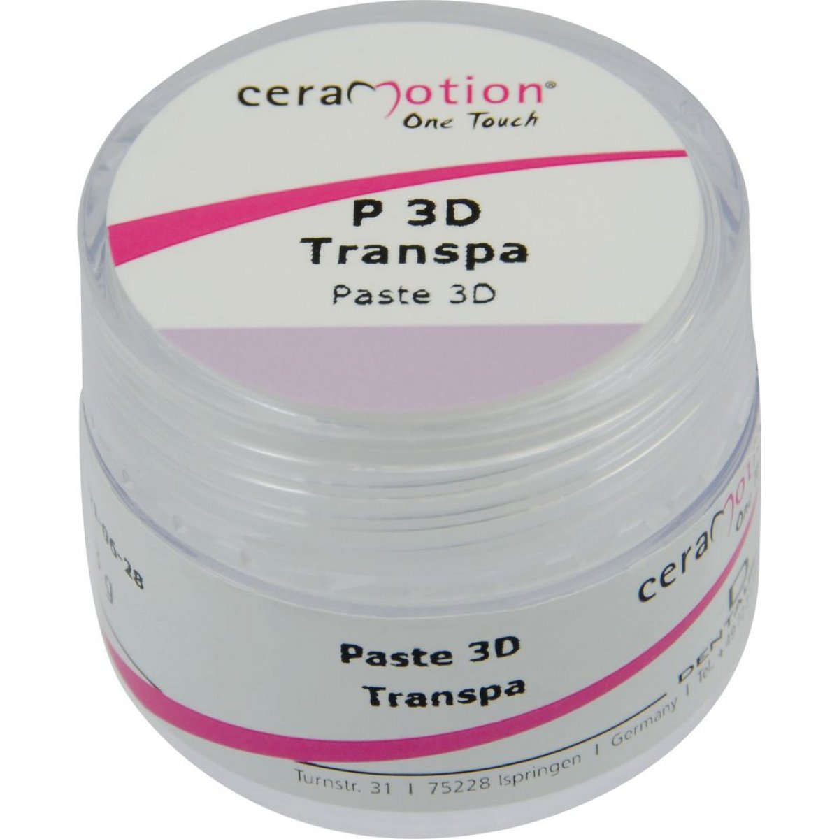 ceraMotion One Touch Paste 3D transpa, 3 g