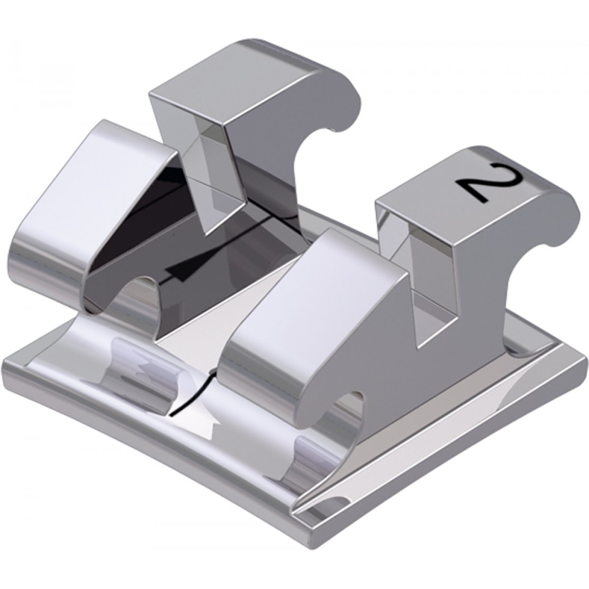 equilibrium ti Titanbracket, +10° Torque, +8° Angulation für Zahn 22, McLaughlin-Bennett-Trevisi** 22, 10 Stück