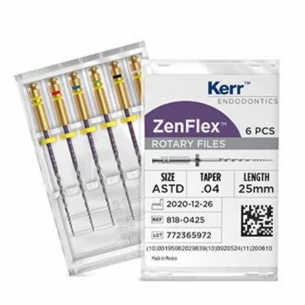 ZenFlex NiTi Rotary Shaping Files Assortment.06 – 25mm 6 Stück